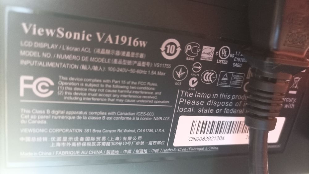 Монитор ViewSonic