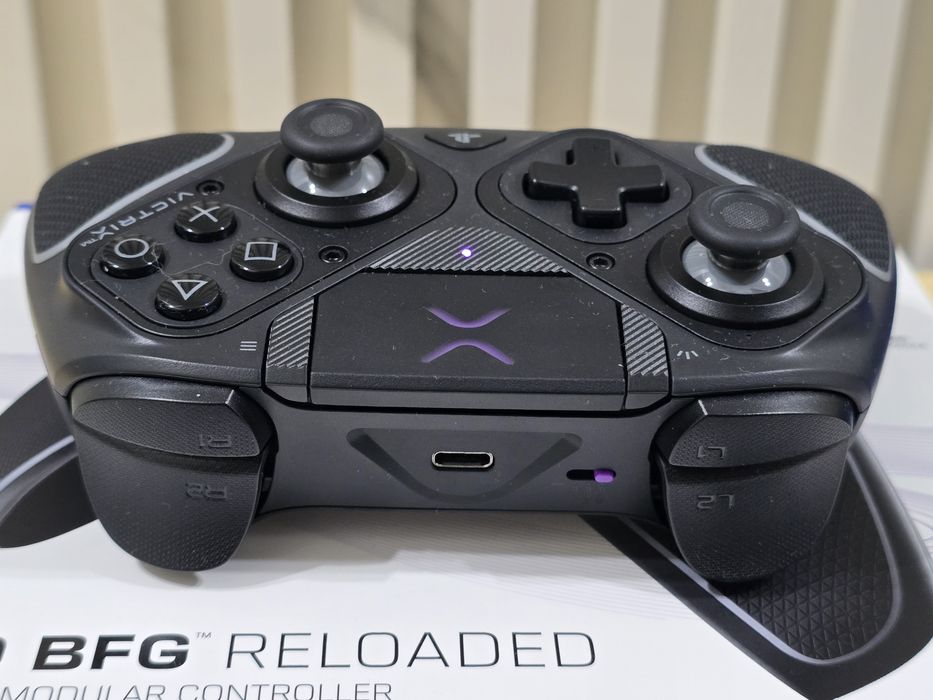 Контролер Turtle Beach - Victrix Pro BFG Reloaded, безжичен, черен за PS5 и PC.