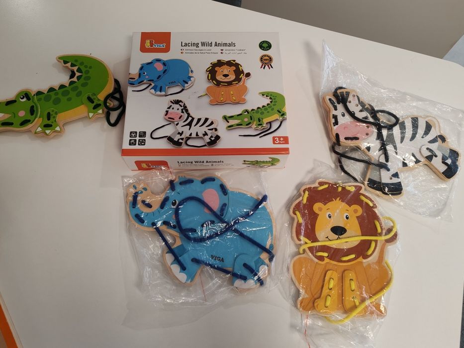 Viga дървени играчки лот