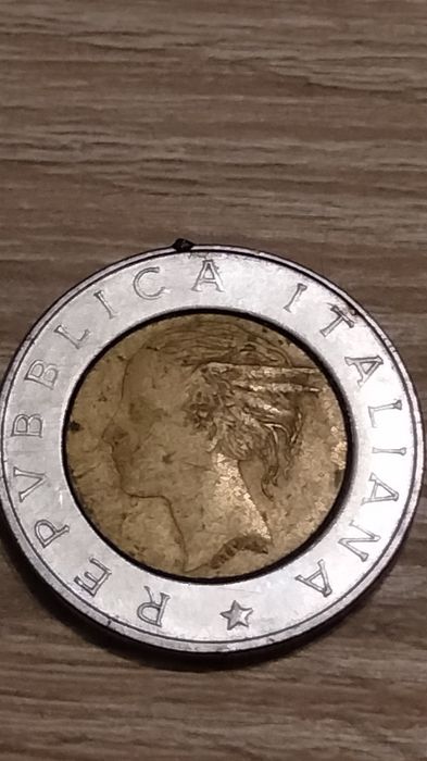 Moneda 500 lire Italia