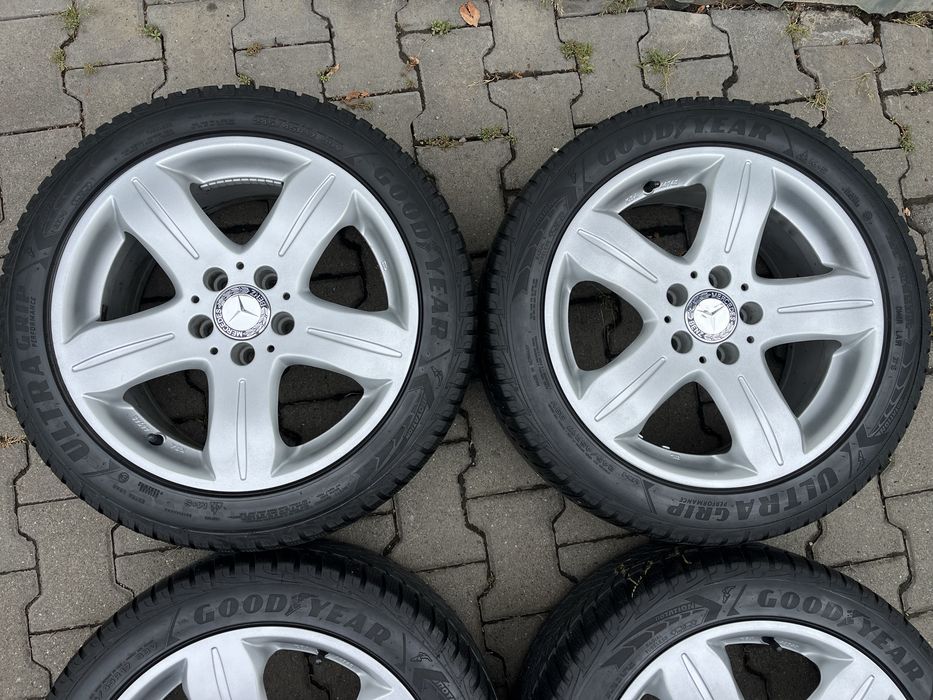 Jante aliaj 5x112mm, anvelope iarna 245/45 R17, Mercedes clasa C, E, VW, Seat, Skoda, Audi