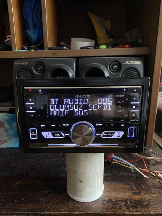 KENWOOD DPX-5100BT- ДВОЕН ДИН - BLUETOOTH USB cd плеър сд авто радио