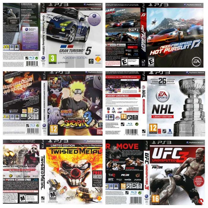игры на SONY PS 3/PS 2/PSP