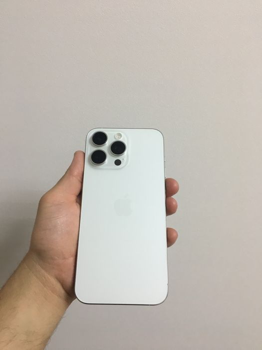 Iphone 15 pro max silver 512 tali