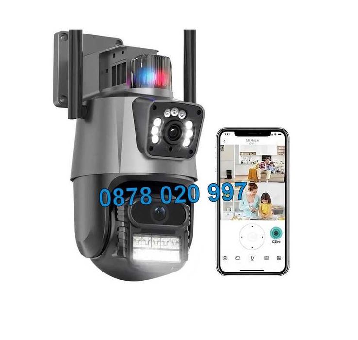 ICSEE БЕЗЖИЧНА ВЪРТЯЩА КАМЕРА Wifi IP камера за видеонаблюдение P11