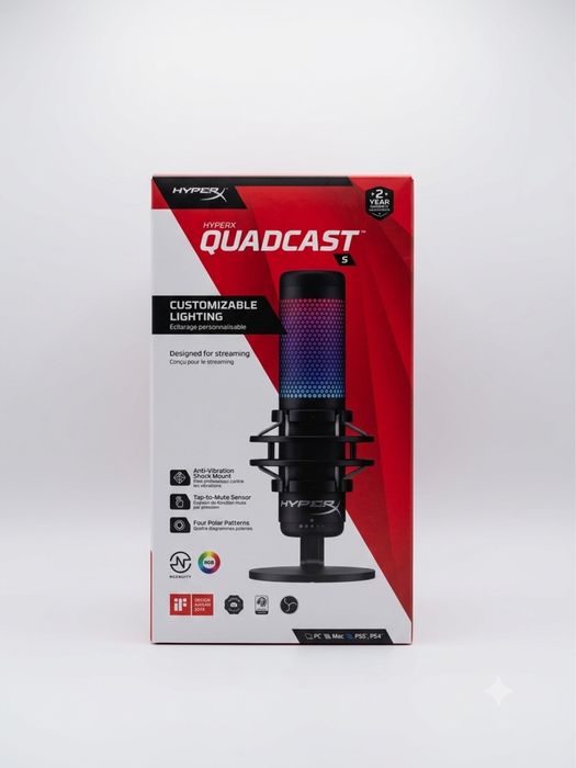 Микрофон HyperX Quadcast S