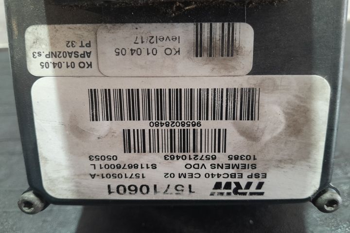 Pompa ABS 15710601 / 9658028480 15710601 / 9658028480 Peugeot 407 pri