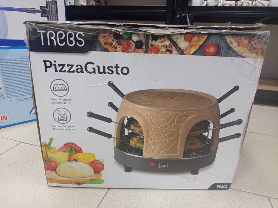 Пещ за пица Фурна за мини пици Trebs за 6 души, 1000 вата