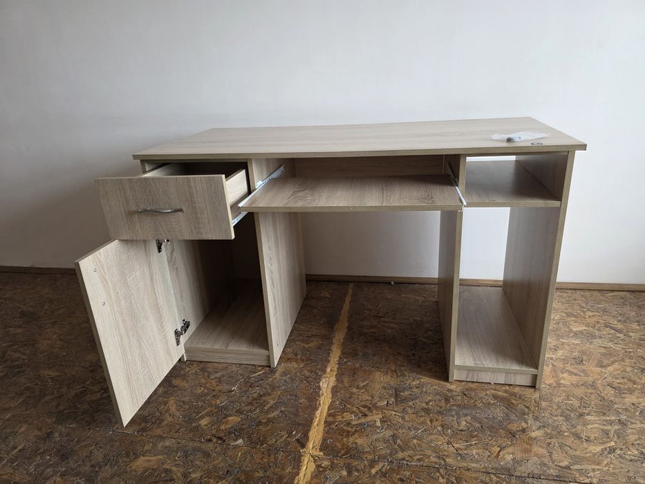 Бюро с шкаф и чекмедже (120х60см)