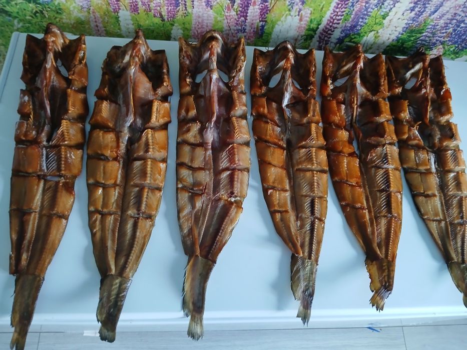 Копчёный жайын рыба