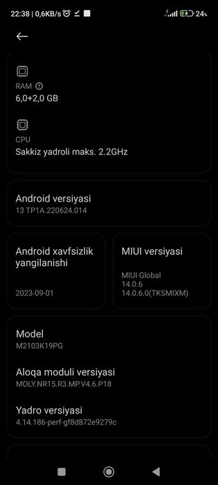 POCO M3 PRO 5G sotiladi