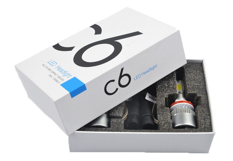 2 броя LED крушки H11 6000К 12V 72W 3800 LM гаранция !!!