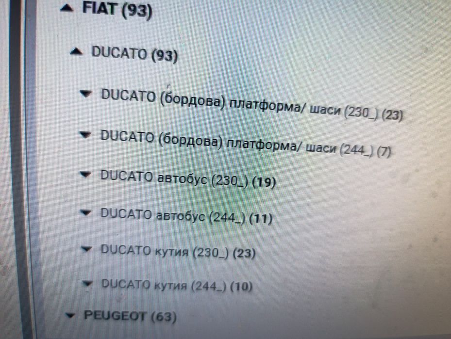 Каре външно за boxer, jumper,ducato