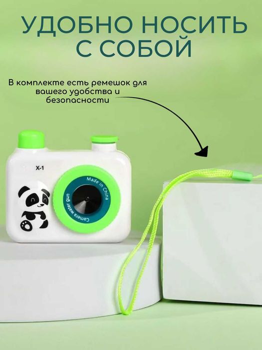 Фотоаппарат-водяной пистолет детский игрушечный. 3 цвета