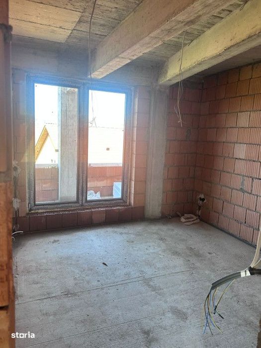 Apartament semifinisat 2 camere, 53,58 mp + terasa 12,60 mp,etaj 2