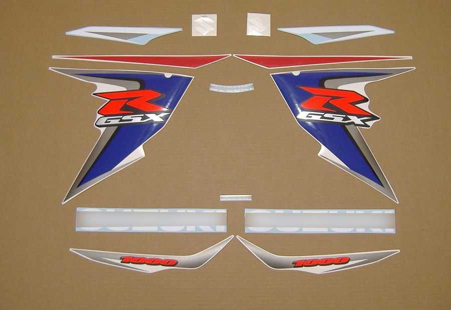 Стикери Сузуки 1000 GSXR 2007г-2008г Suzuki GSX-R лепенки к7 к8 k7 k8