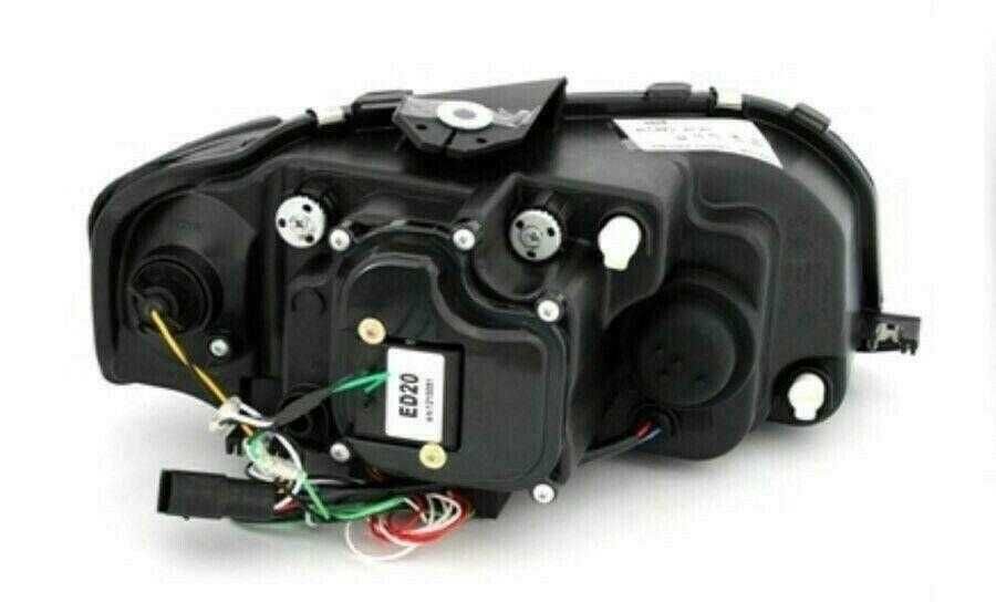 Фарове Ауди А3 8П 2003-2008 ЛЕД ЛЕНТА Тъмни лупи Audi A3 8P Затъмнени