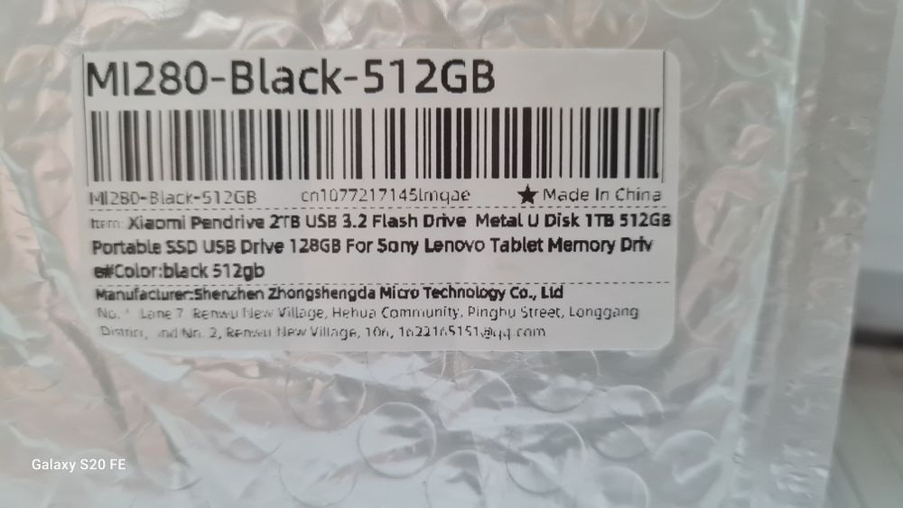 Stick usb Xiaomi 512 GB