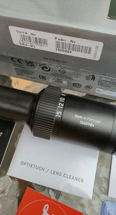 Leica amplus 2,5-15x56i L-4w, cu BDC nouă.