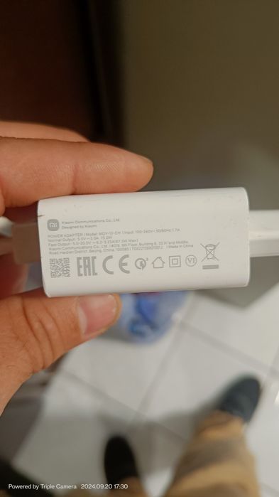 Зарядное устройство оригинал 67w