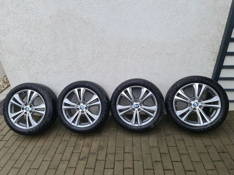 Roti BMW X1 R18 cu jante aluminiu originale si anvelope vara Conti