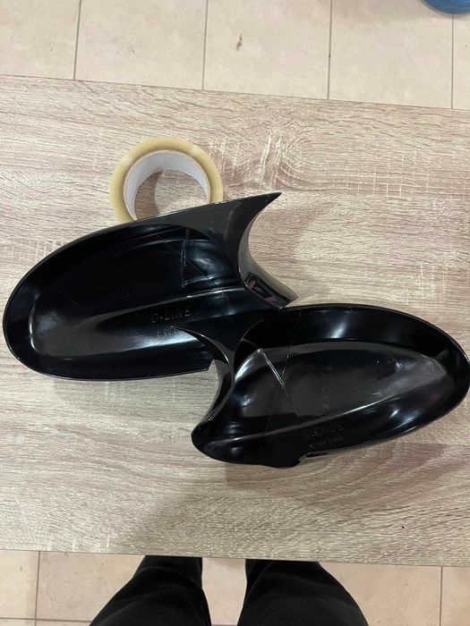 Капаци за огледала Батман дизайн за BMW 3 E90 2004 до 2008 преди фейс