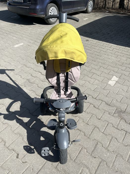 Tricicleta 4 in 1 cu sezut reversibil, Cocolle Velo Air, mustar