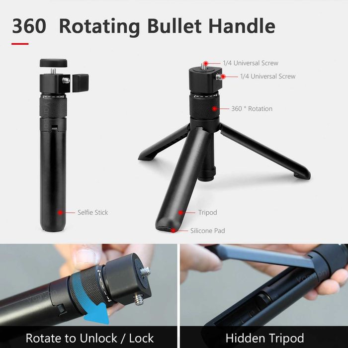 Bullet Time Bundle Kit Trepied + Selfie Stick Insta360 X X2 X3 X4 X5