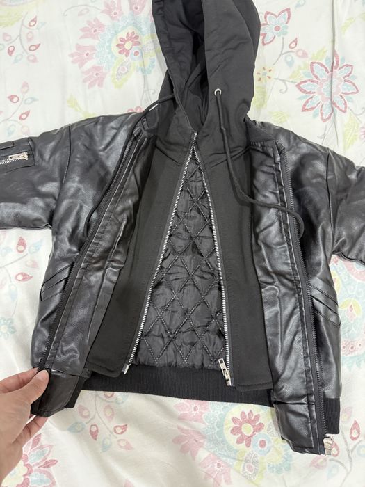 Кожанная куртка для мальчиков
