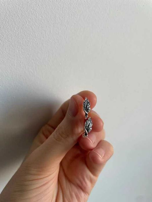 cercei argint in forma de aripi de inger