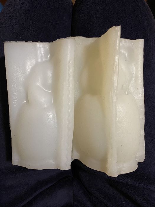 Matrita lumanari/ forma din silicon iepuras