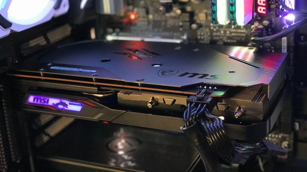 Игровая Видеокарта Rx 5500 xt на 8gb памяти