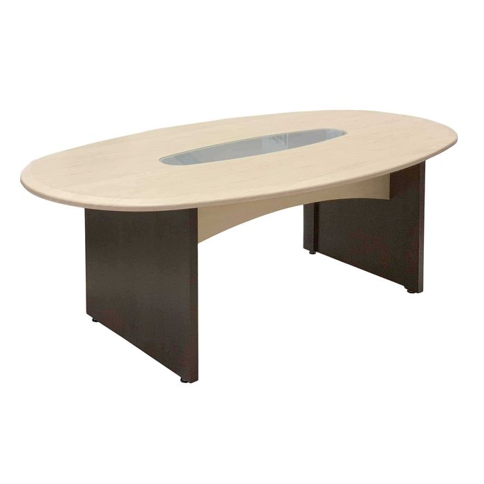 Mobilier birou complet masă protocol + scaune + etajere