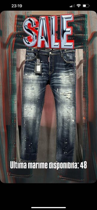 Blugi noi cu eticheta