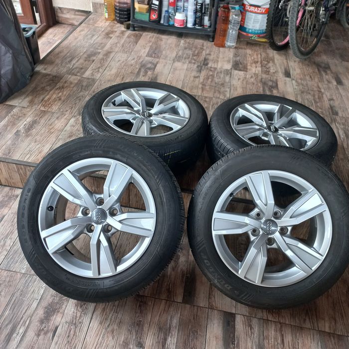 Roti  aliaj.anvelope all season 205/60 R16 Audi vw