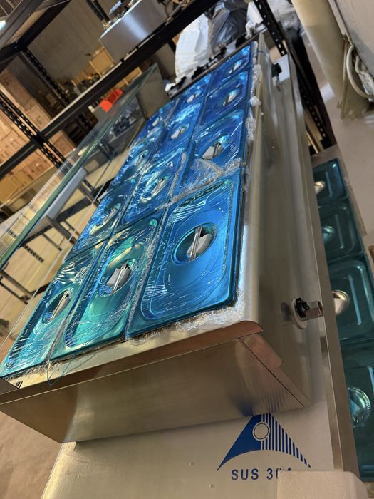 Vitrina calda  bain marin profesionala