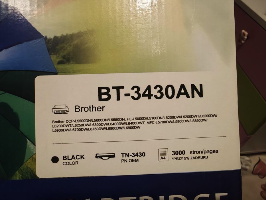 Toner laser BROTHER BT-3430AN -NOU SIGILAT 100 LEI