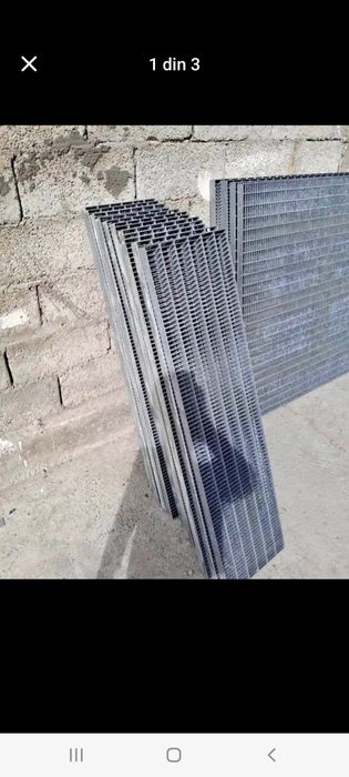 Gratare metalice galvanizate diferite dimensiuni debitam la comandă cl