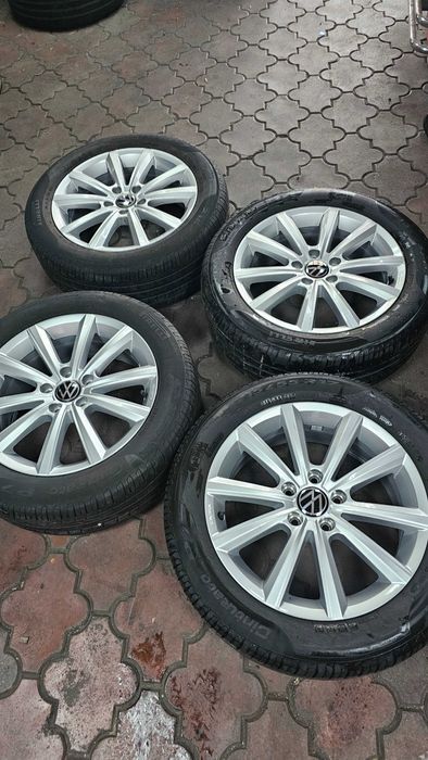 JANTE VW cu anvelope 215/55/17   vara