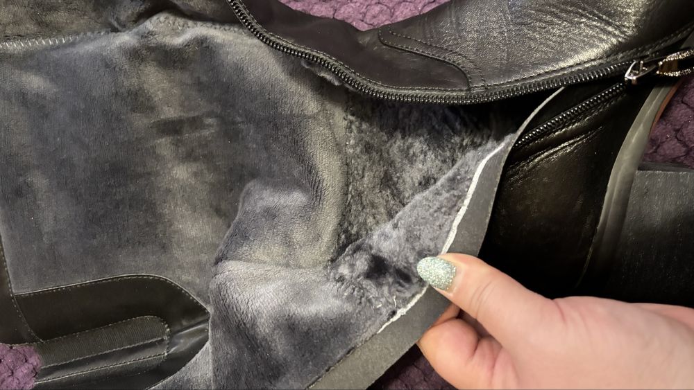 Сапоги зима натуралка