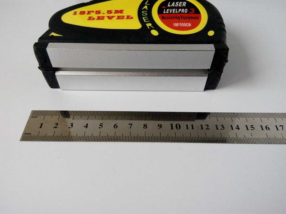 рулетка 3 в 1 (рулетка,уровень двойной и лазерный уровень)