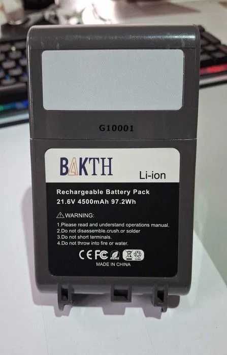 Baterie BAKTH G10001, pentru Dyson V8, 21.6V, 4500mAh