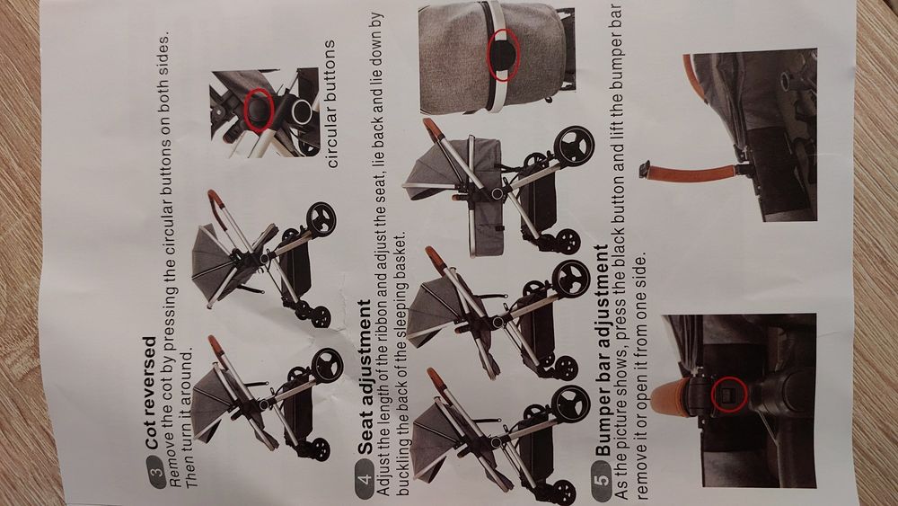 Коляска трансформер 3в1