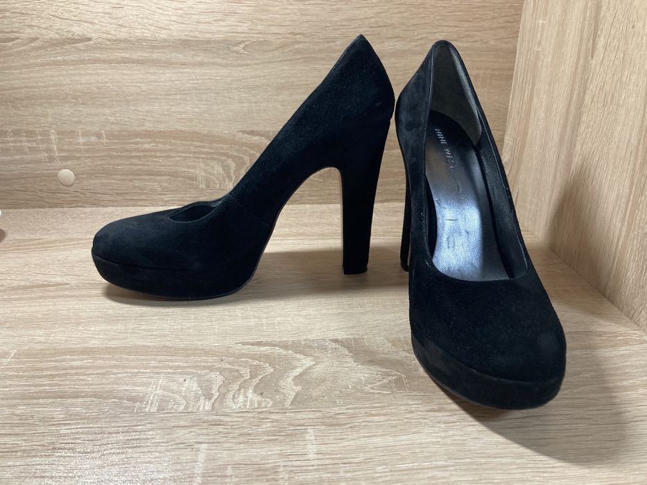 Велурени обувки на висок ток, Nine West, 40 номер