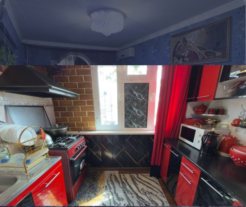 Продаётся 3х комнатная квартира переделана на 4х