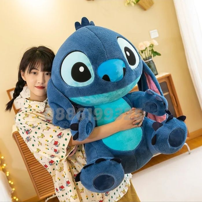 Голям плюшен Стич Stitch, 120см, Лило и Стич плюшена играчка голяма