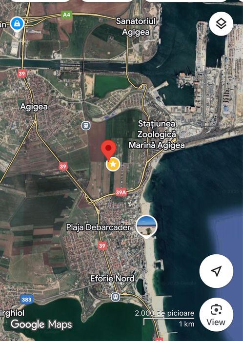 45000 mp Intravilan zona Golful Pescarilor plata in rate