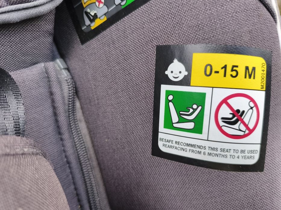 Scaun auto BeSafe iZi Turn i-Size, ISOFIX, rotativ 360°, 61-105 cm, stare foarte bună