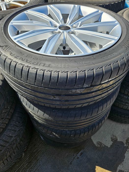 Set 4 Roti Jante Originale Audi A6 S6, A7 C8 19" + Anvelope Bridgestone 245/45 R19