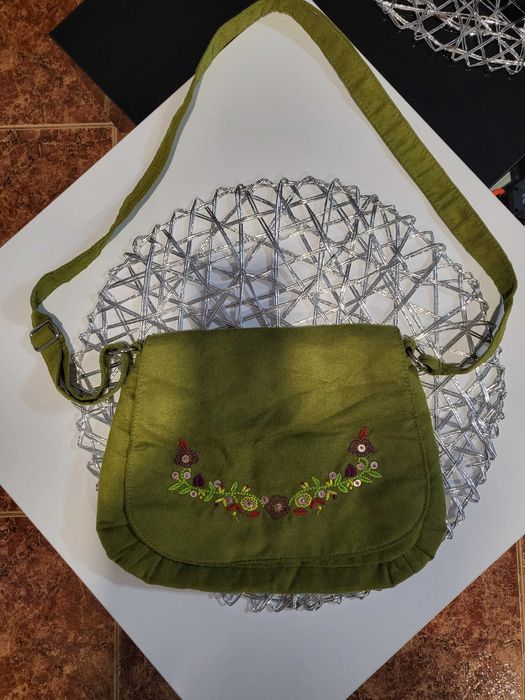 Дамска чанта -зелена